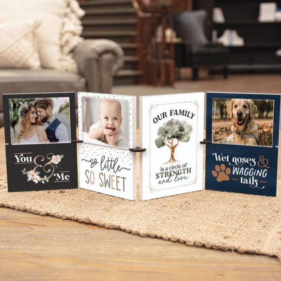 P Graham Dunn "Our Family Is a Circle" Story Board Linkable Stand-Up Decor New - Picture 5 of 7